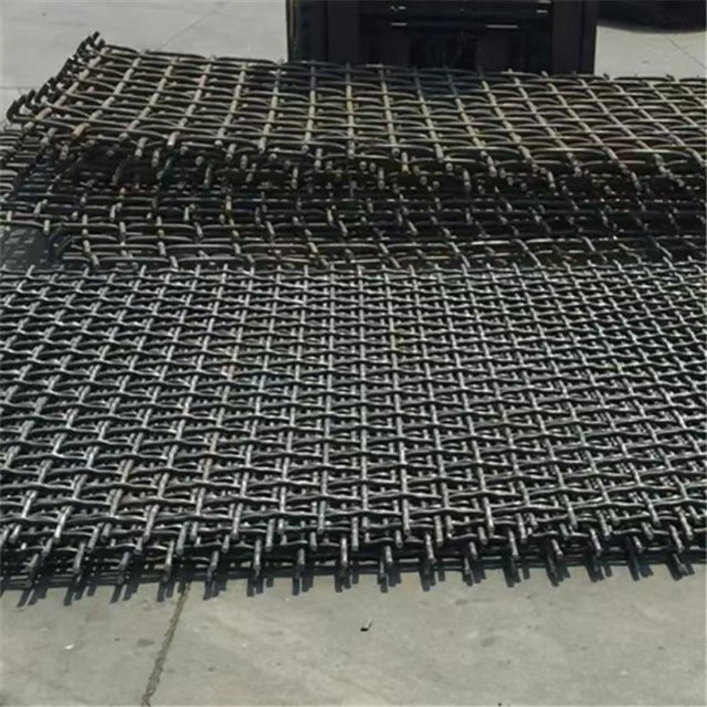 customized for stones sieve vibrating crimped woven wire mesh / stainless steel wire mesh flexible wire mesh netting