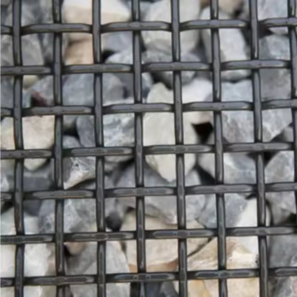 customized for stones sieve vibrating crimped woven wire mesh / stainless steel wire mesh flexible wire mesh netting