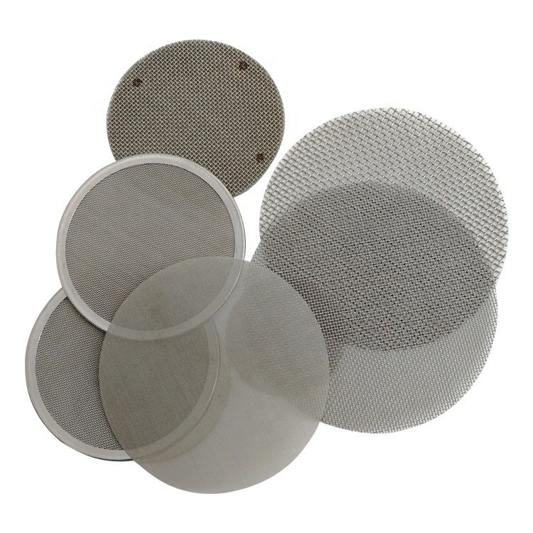 20 30 60 Mesh Stainless Steel Wire Mesh Screen Filter for Plastic Pelletizer