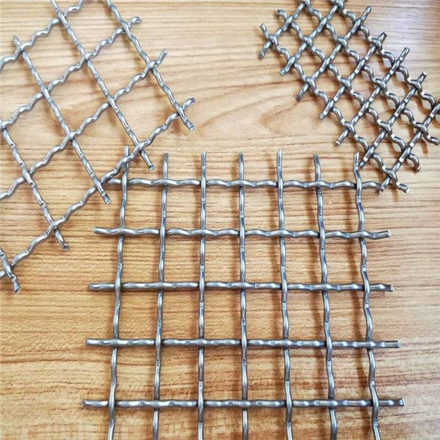 304 316 Stainless steel crimped screen mesh for sieving