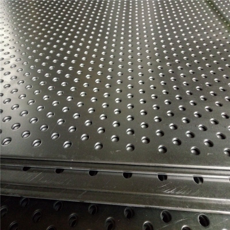 Metal Building Material Stainless Steel Decorative Perforated Sheet Aluminum Round Hole Punched Perforated Metal Mesh