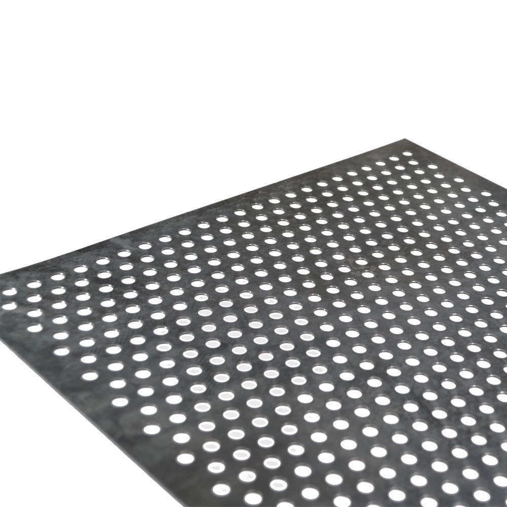 Metal Building Material Stainless Steel Decorative Perforated Sheet Aluminum Round Hole Punched Perforated Metal Mesh