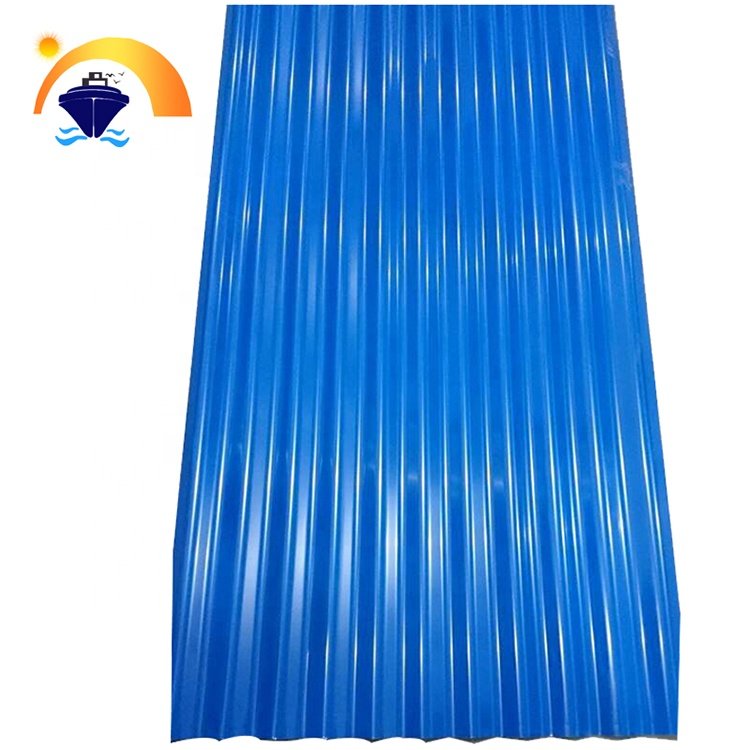 supply high quality Z30-275g roofing metal sheet Galvanized Steel Corrugated Roofing Sheet corrugated steel plate