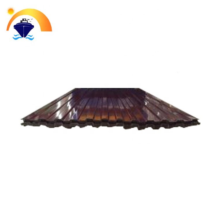 supply high quality Z30-275g roofing metal sheet Galvanized Steel Corrugated Roofing Sheet corrugated steel plate