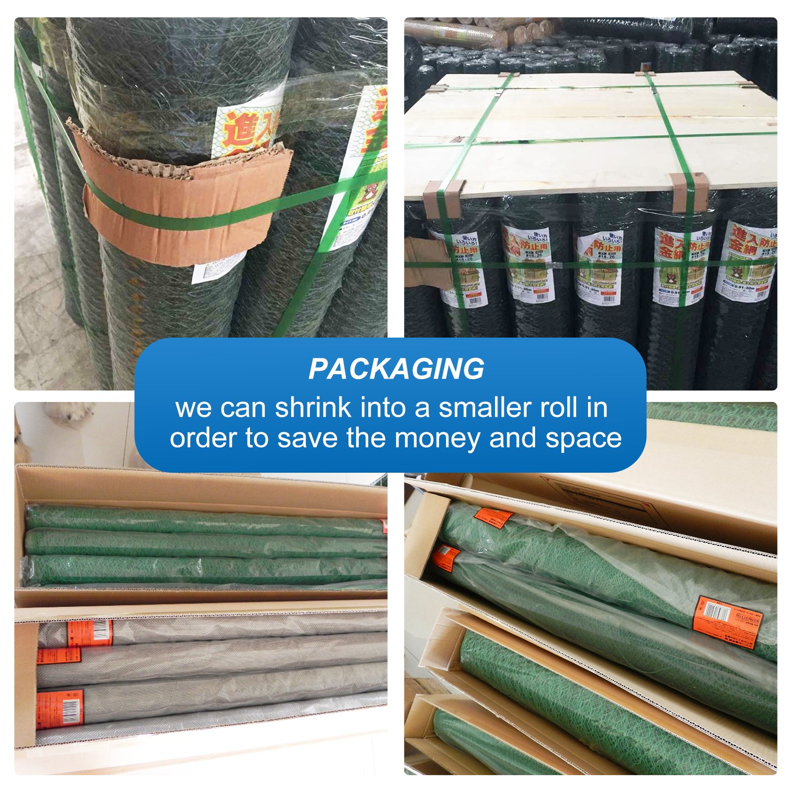 Galvanized steel wire mesh fencing for chicken poultry 15m 20m 30m rolls