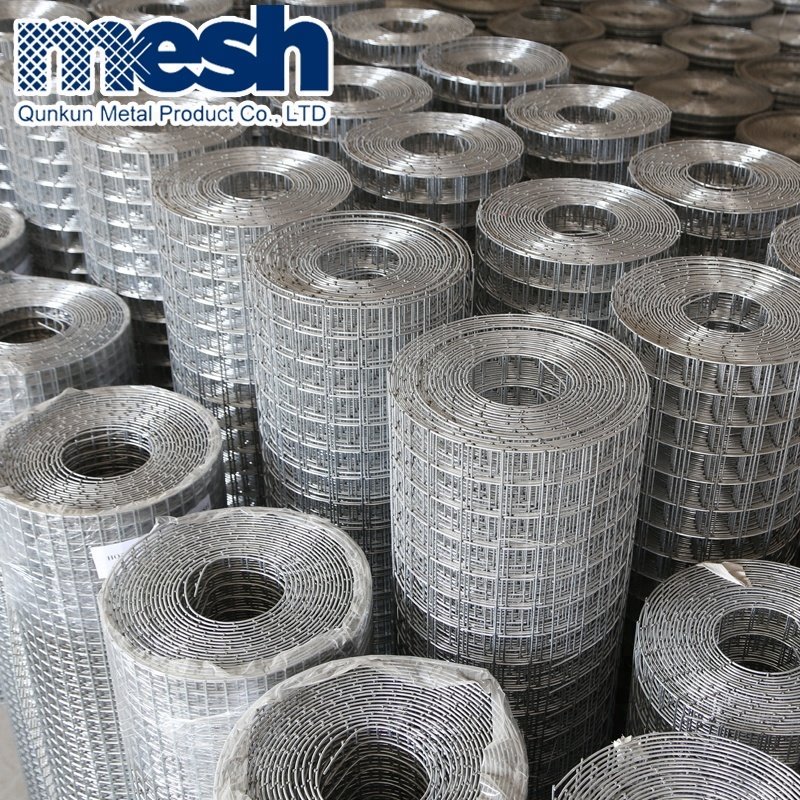 High Quality Zinc Coated 2X2 Wire mesh Galvanized 1/2" X 1" Welded steel wire mesh 2mm Welded Wire Mesh Roll For Fence