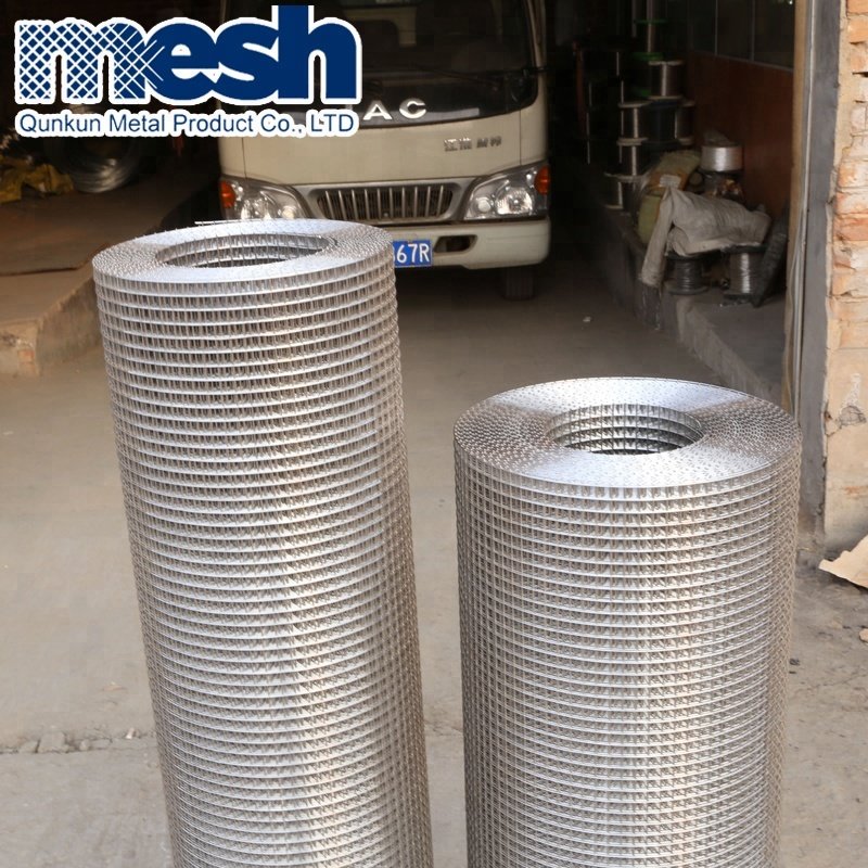 High Quality Zinc Coated 2X2 Wire mesh Galvanized 1/2" X 1" Welded steel wire mesh 2mm Welded Wire Mesh Roll For Fence