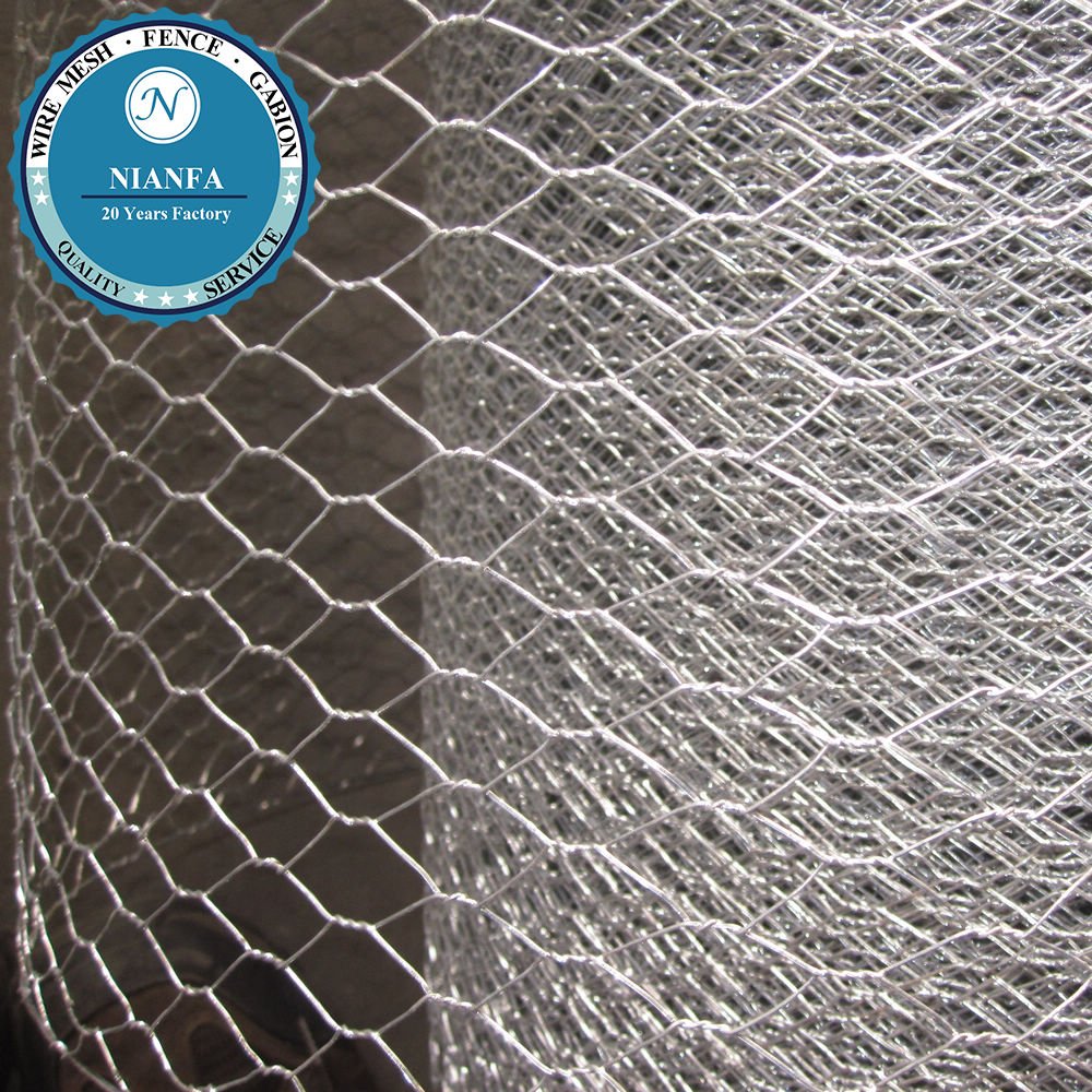 galvanised poultry wire mesh/fish pot wire/galvanized net(Guangzhou Factory)