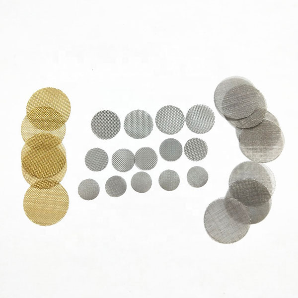 High Quality Customized Round Ultra Fine 304L 316L Stainless Steel Wire Mesh Screen Filter Disc