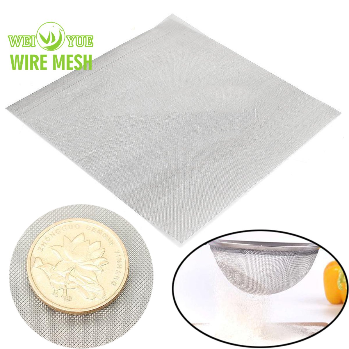 Low Price Stainless Steel Wire Mesh 3 Micron Plain/Twill Woven Screen Metal Filter Net Cloth