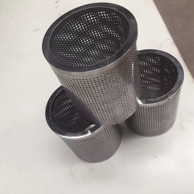 Stainless steel wire mesh cylinder filter strainer