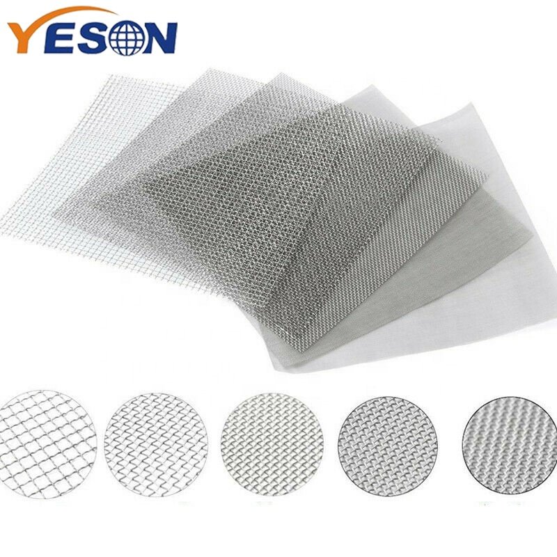 500 400 300 200 100 80 70 25 Micron Stainless Steel Wire Mesh For Filter