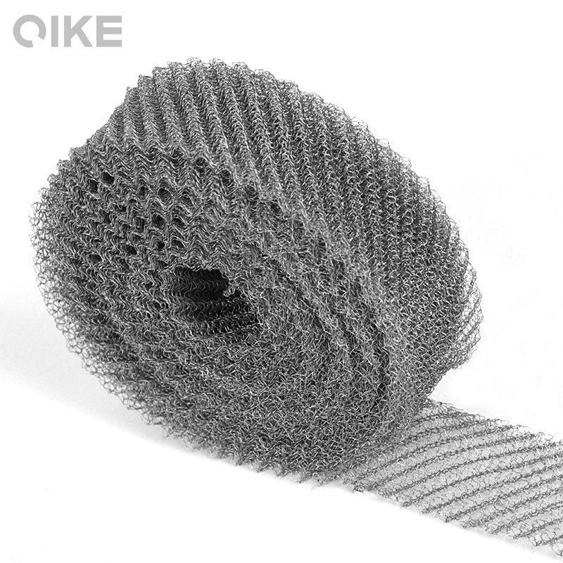 Nickel Wire Mesh Knitted woven Wire Mesh for chemical/electron/battery Gas liquid Foam separator wire mesh