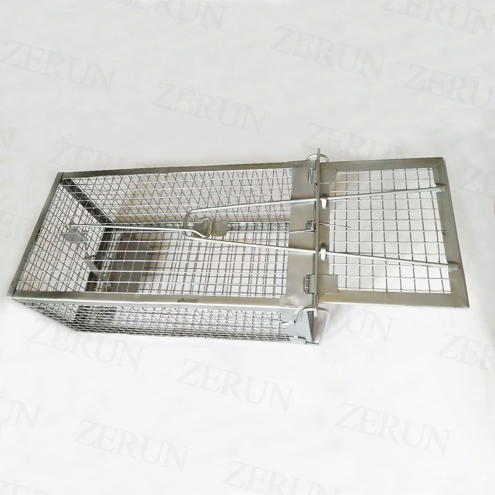 High Sensitivity Live Catch Rat Trap,One Door Animal Cage Trap,Mouse Cage Trap