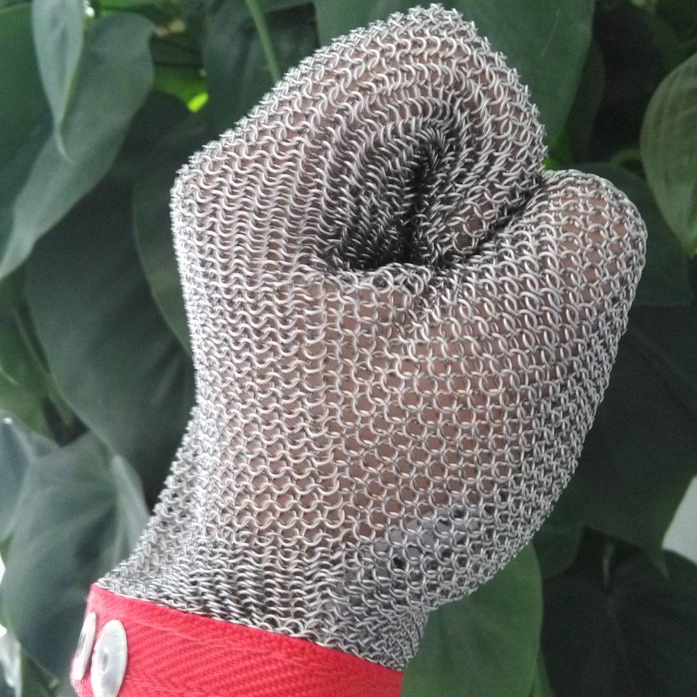 Butcher Protection Stainless Steel Chain Mail Gloves