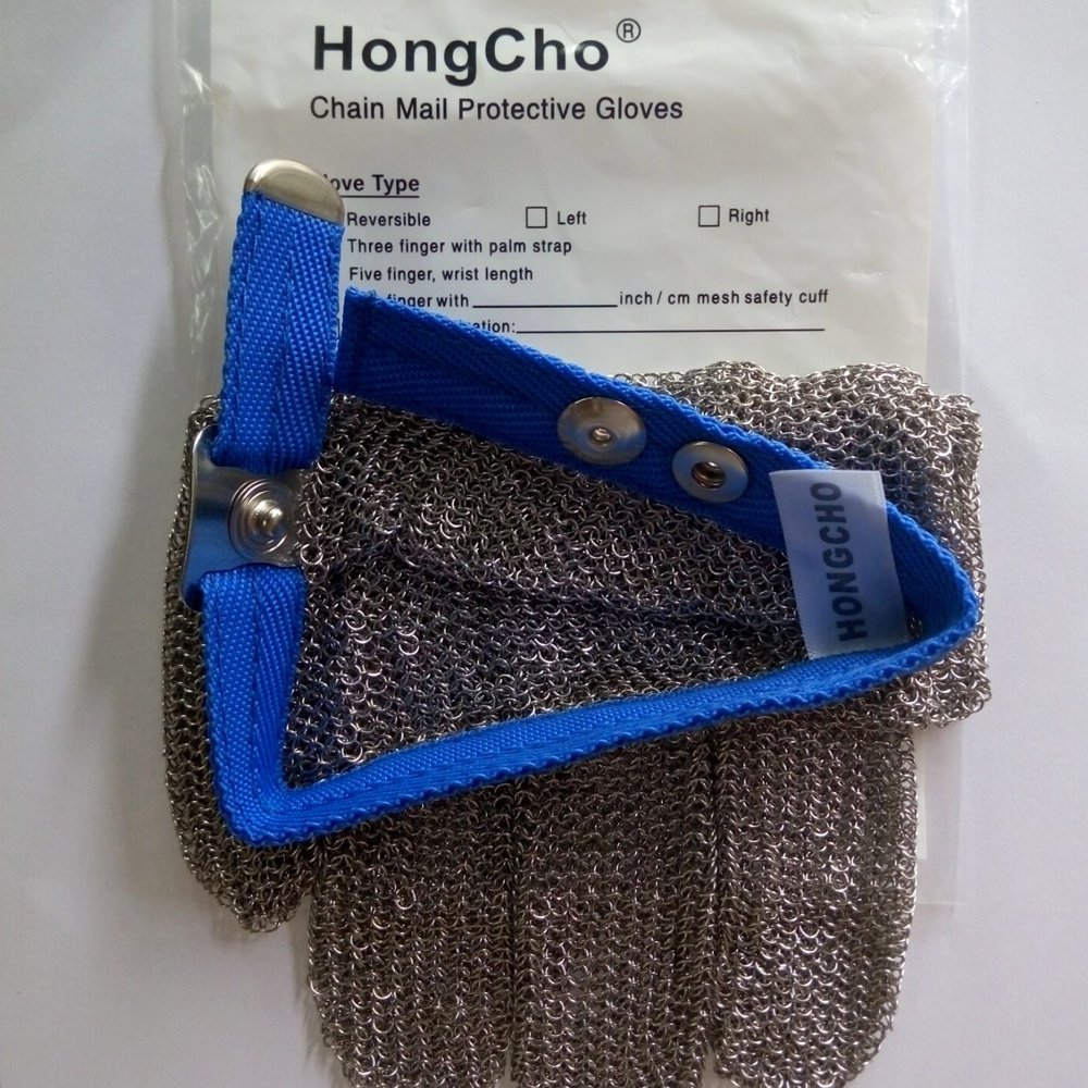 Butcher Protection Stainless Steel Chain Mail Gloves