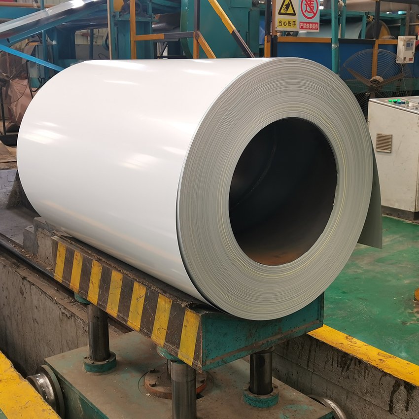 ppgi white color code 9016 prepainted galvanized steel coil 0.4mm ppgl in steel coils color coated steel PPGI