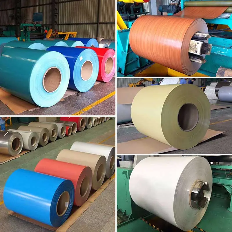 ppgi white color code 9016 prepainted galvanized steel coil 0.4mm ppgl in steel coils color coated steel PPGI