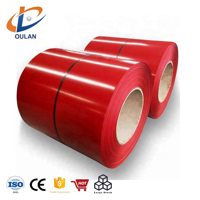 Chinese manufacturer Dx51d 0.3mm galvanized prepainted steel color coated corrugate 40-275g color coated galvanized sheet