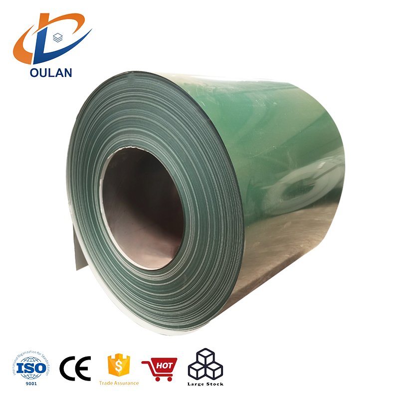 Chinese manufacturer Dx51d 0.3mm galvanized prepainted steel color coated corrugate 40-275g color coated galvanized sheet