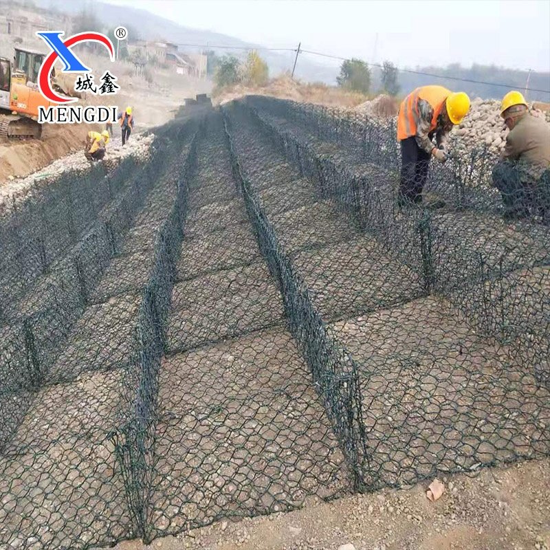 China cheapest pvc coated gabion box Steel Wire Architectural Gabion basket