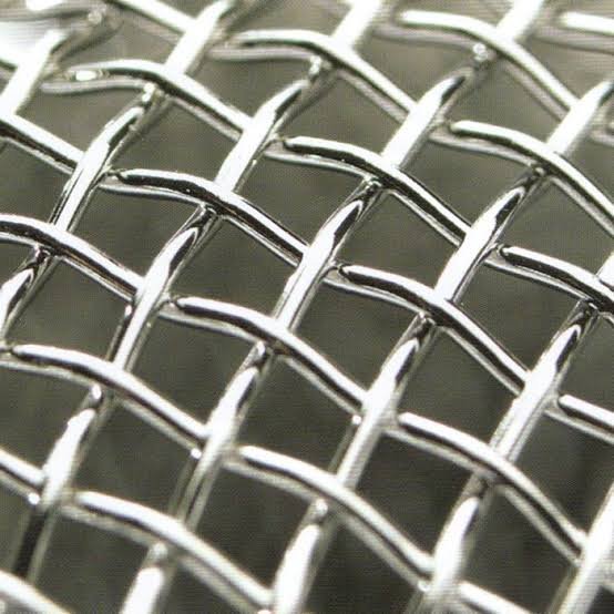China supplier customizable embossed net decorative wire mesh woven wire mesh woven stainless steel crimped wire mesh