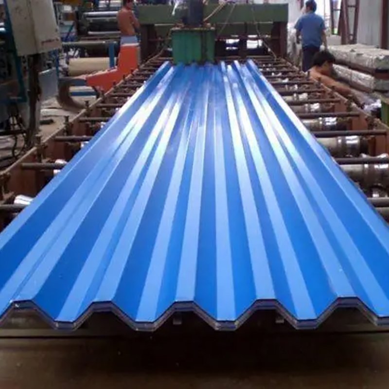 Factory customized various.color coated galvanized corrugated steel sheet