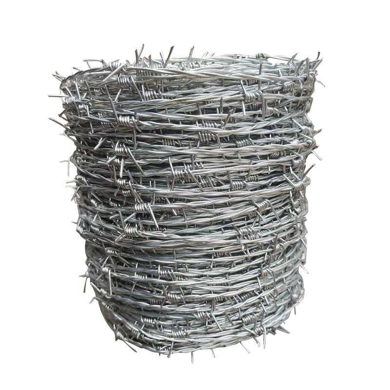 Wholesale Good Price Galvanized razor Barbed Wire 500 Meter Length Barbed Wire fence 50kg barb wire fence roll In Egypt