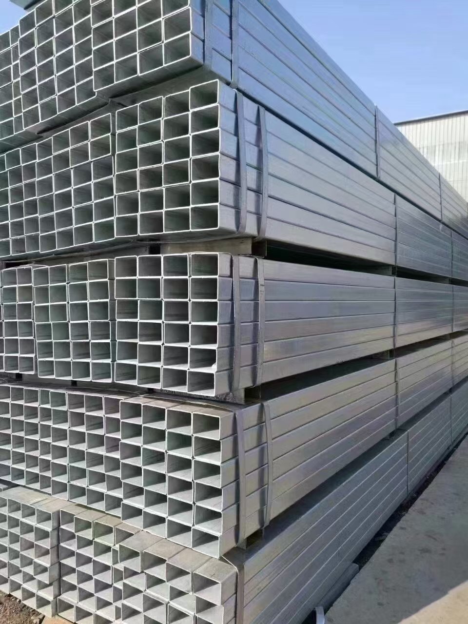 Q235B Hot Sales Galvanized Square Steel Pipe Rectangular Pipe