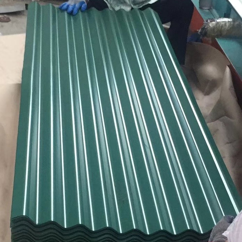 Low price 12 ft 20 ft metal colored galvanized corrugated steel roofing sheets panels with high quality