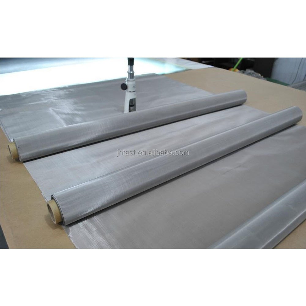 1 5 10 20 25 40 50 60 65 70 75 100 110 120 150 160 200 Micron Metal Woven Screen Stainless Steel Wire Mesh