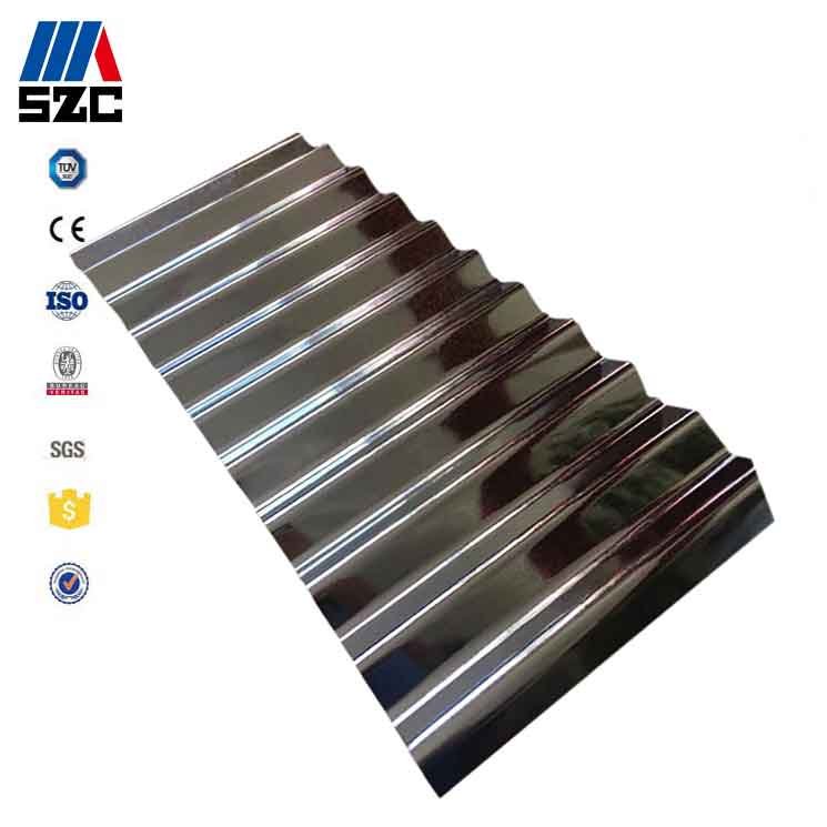 HOT DIPPED SPCC/SPCH 0.21mm galvanized GI corrugated steel roofing sheet