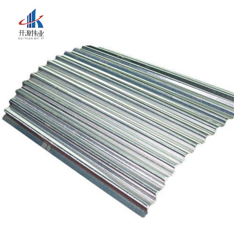 Hot dipped galvanized and zinc coated Trapezoidal and undulating corrugated sheet