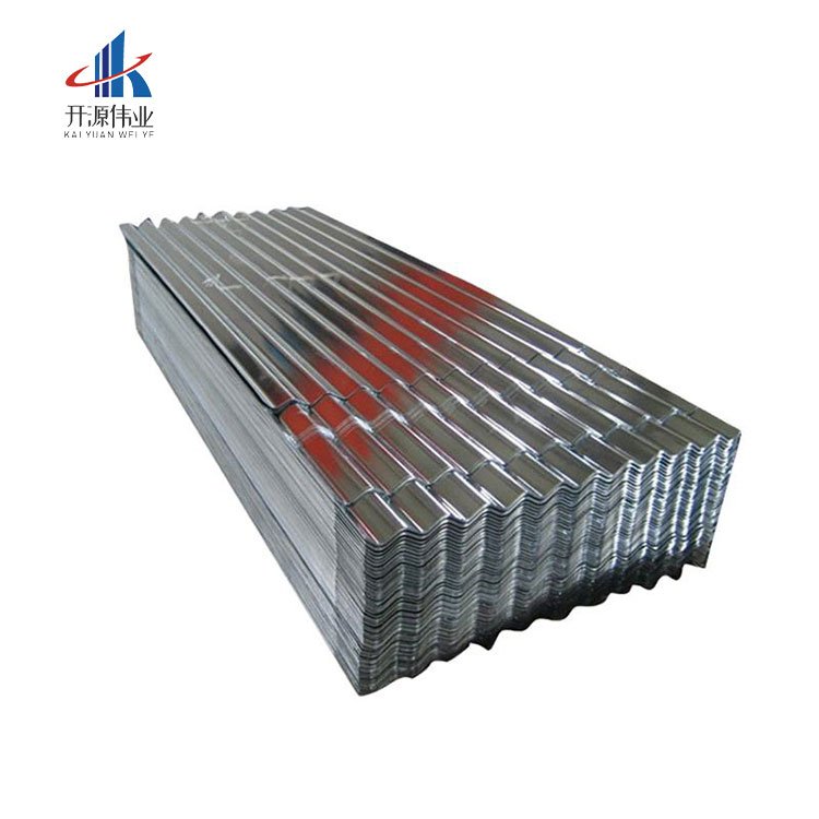 Hot dipped galvanized and zinc coated Trapezoidal and undulating corrugated sheet