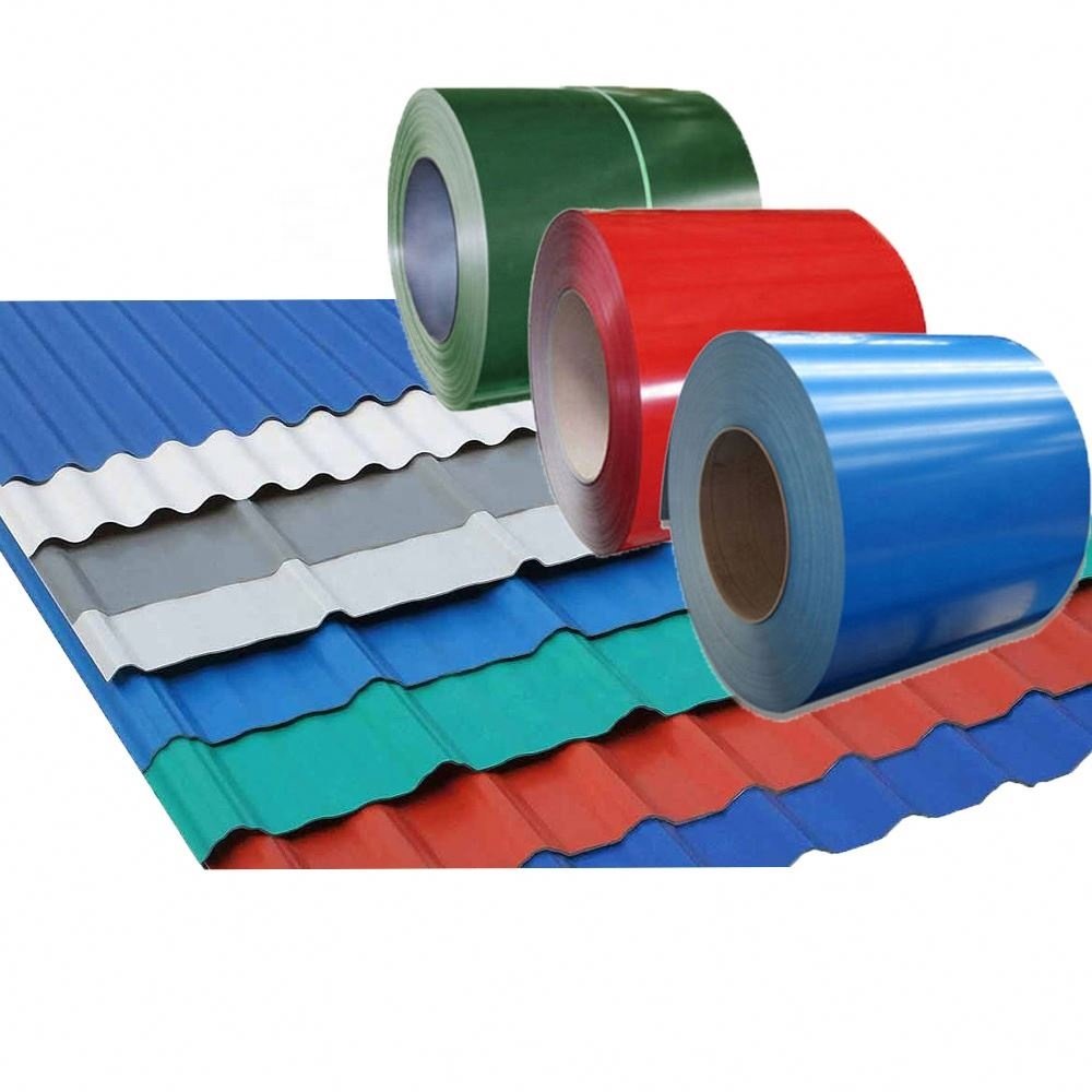 Hot Selling PPGI Steel Coils Factory Price RAL Customized DX51D/SPCC/DC01 Color Coating Roofing Sheet Cutting Processing Service