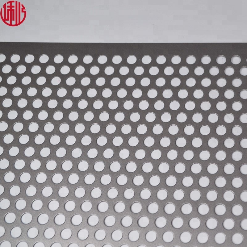 Customized Powder Coated Hexagonal Hole Perforated Metal Speaker Grill Mesh