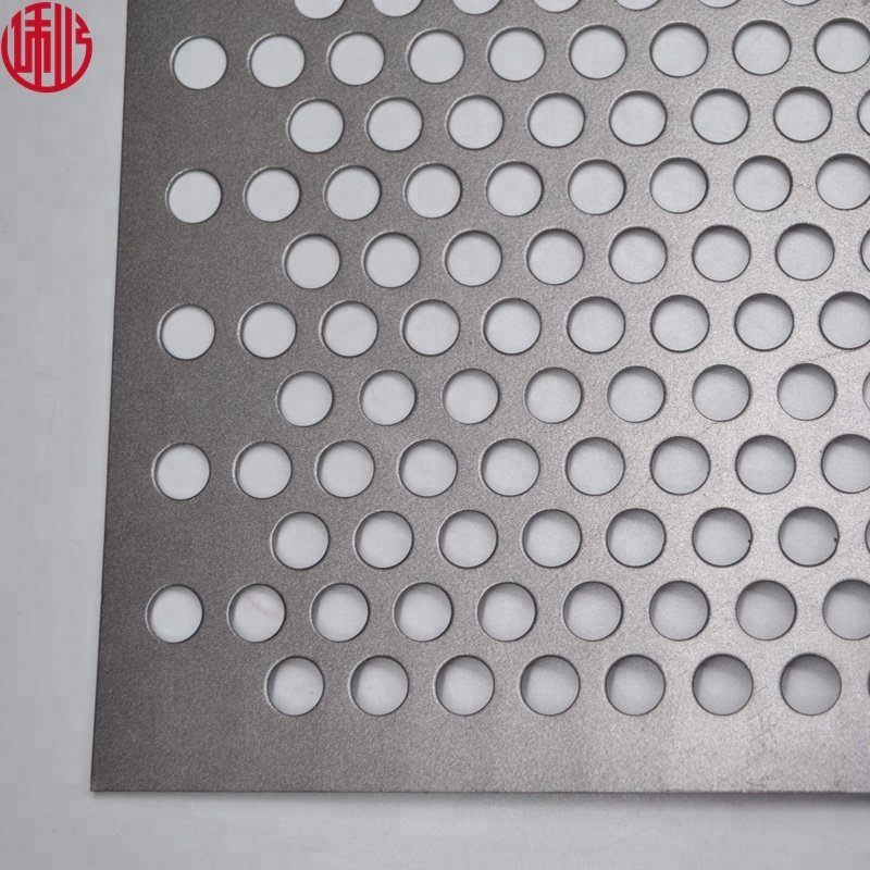 Customized Powder Coated Hexagonal Hole Perforated Metal Speaker Grill Mesh