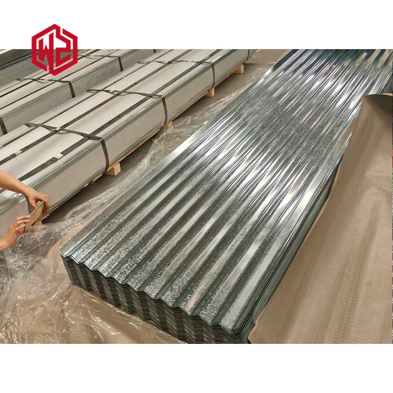 Cheap price factory direct sales galvanized corrugated steel sheet T Type for Romania PPGI roofing building