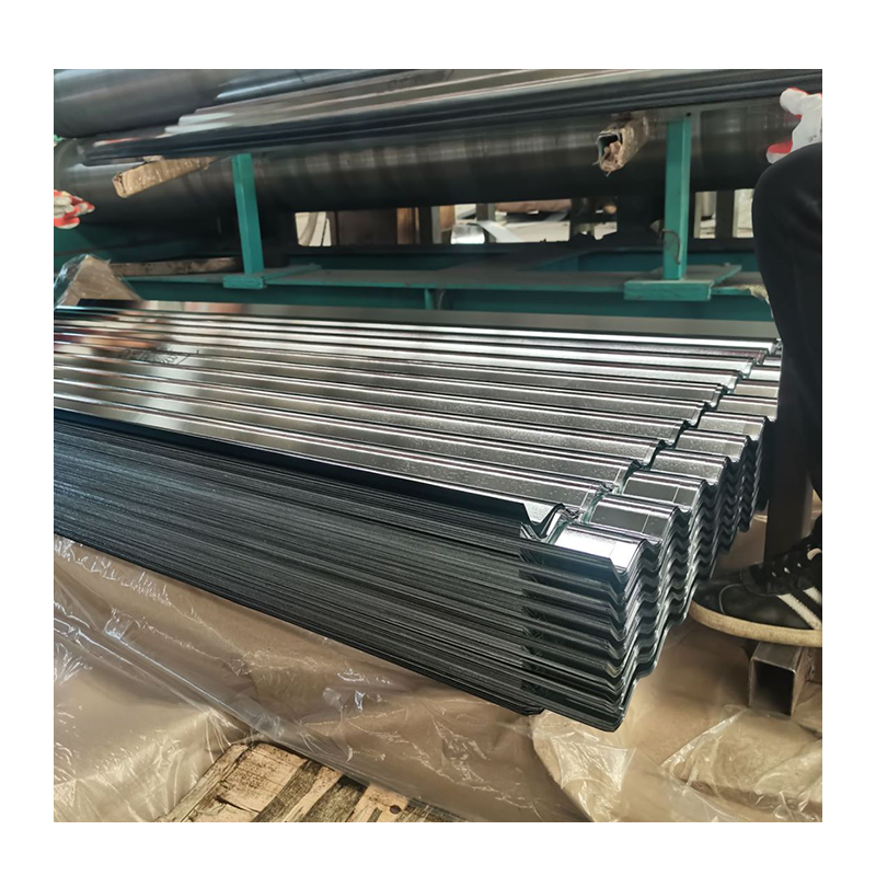 Cheap price factory direct sales galvanized corrugated steel sheet T Type for Romania PPGI roofing building