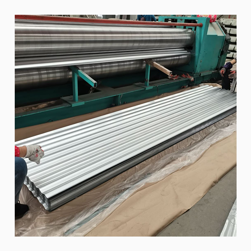 Cheap price factory direct sales galvanized corrugated steel sheet T Type for Romania PPGI roofing building