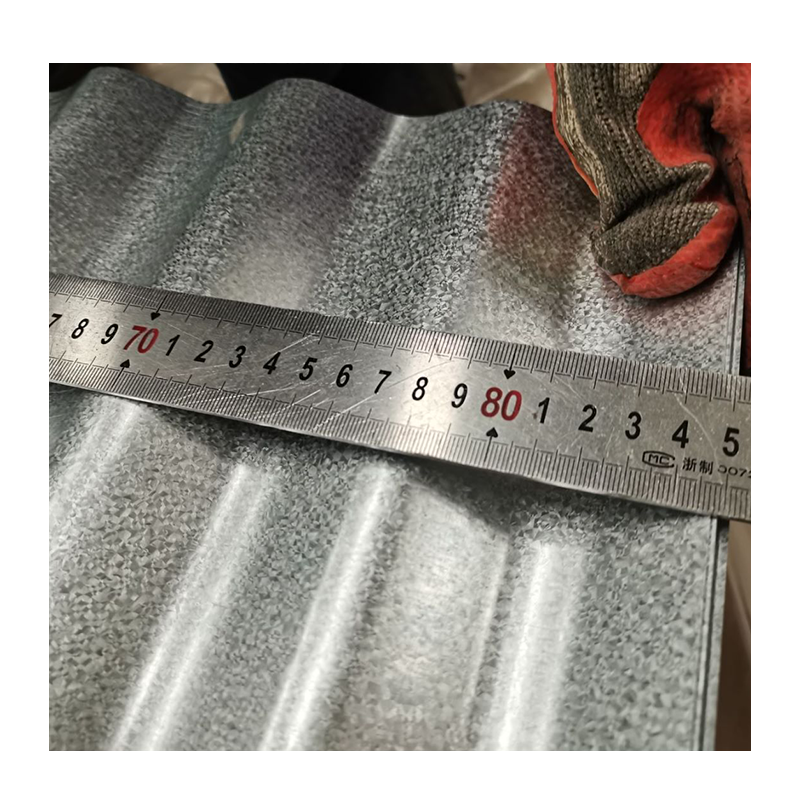 Cheap price factory direct sales galvanized corrugated steel sheet T Type for Romania PPGI roofing building