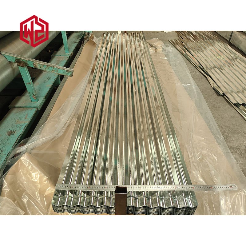 Cheap price factory direct sales galvanized corrugated steel sheet T Type for Romania PPGI roofing building