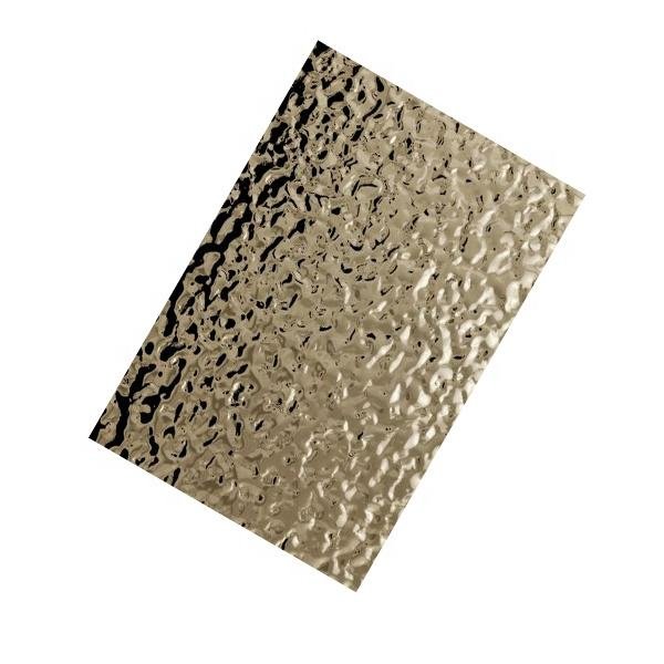 Stainless Steel Type Wall Panel Ceiling Panel For Home Art Decorative Water Ripple Corrugated Stainless Steel Sheets Plates