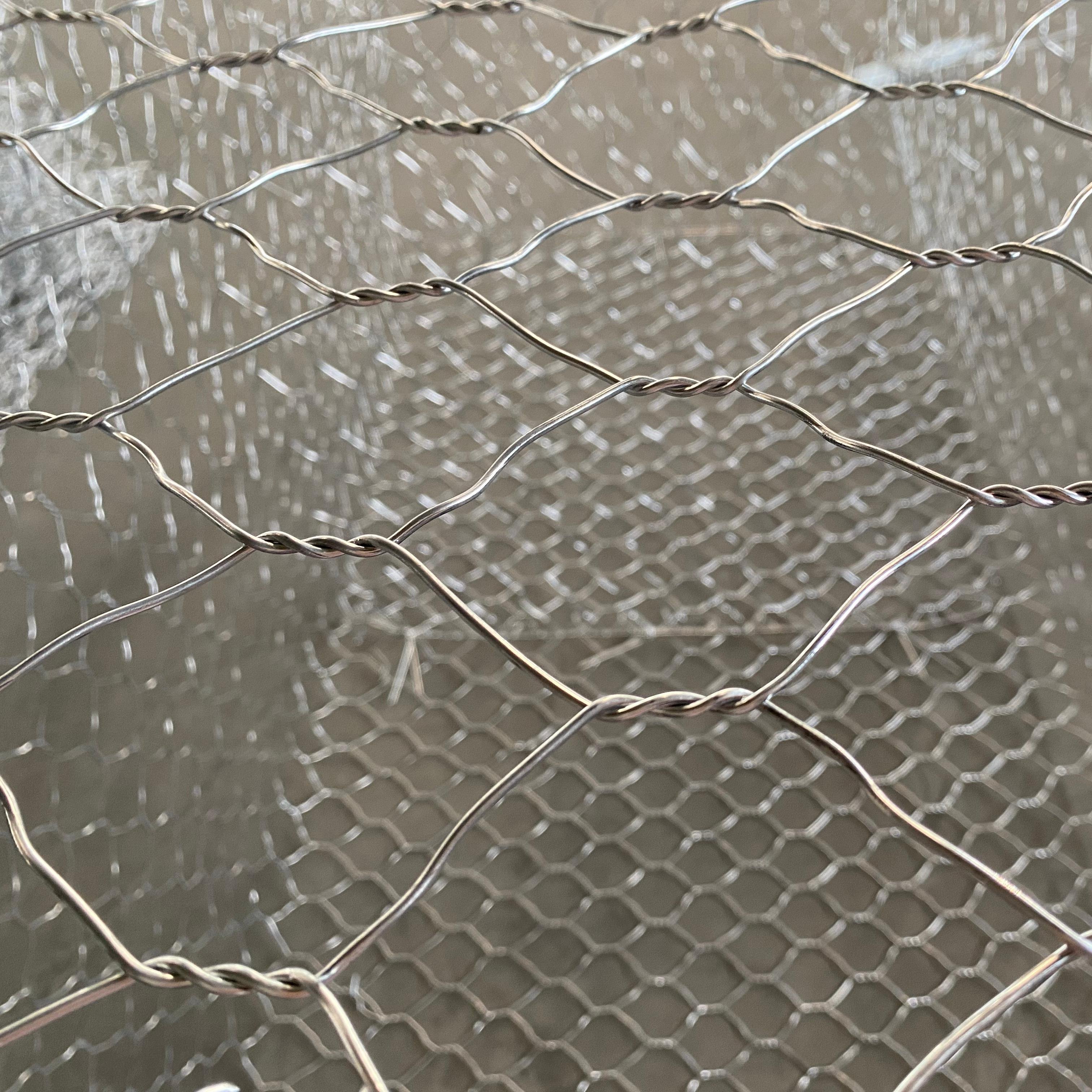 Good price galfan coated gabion mesh woven 2*1*1 stone gabion box galvanized hexagonal wire gabion basket for selling
