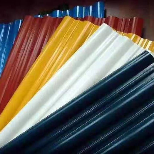 Zinc Corrugated Sheet Color Coated Galvanized Corrugated Steel Sheet Roofing Sheet Color Coated Plate