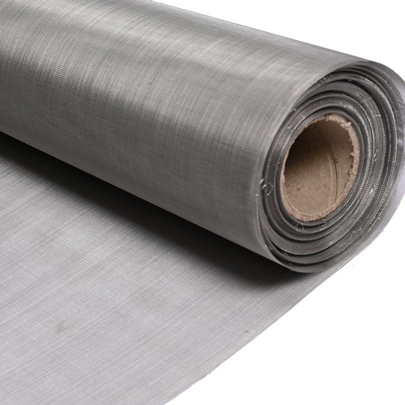 Screening Corrosion Resistance Wire Mesh Woven Stainless Steel Silver Plain Weave 20 200 500 Mesh