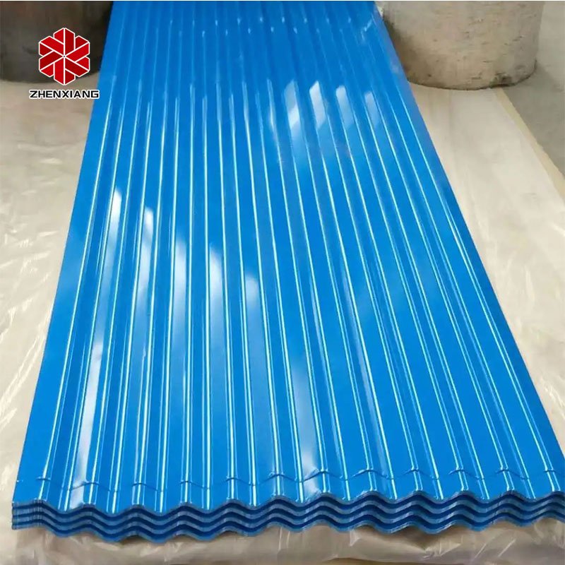 ZhenXiang 28g corrugated galvanized steel sheet corrugated ppgi galvanized steel roofing sheets galvanized steel sheet gi
