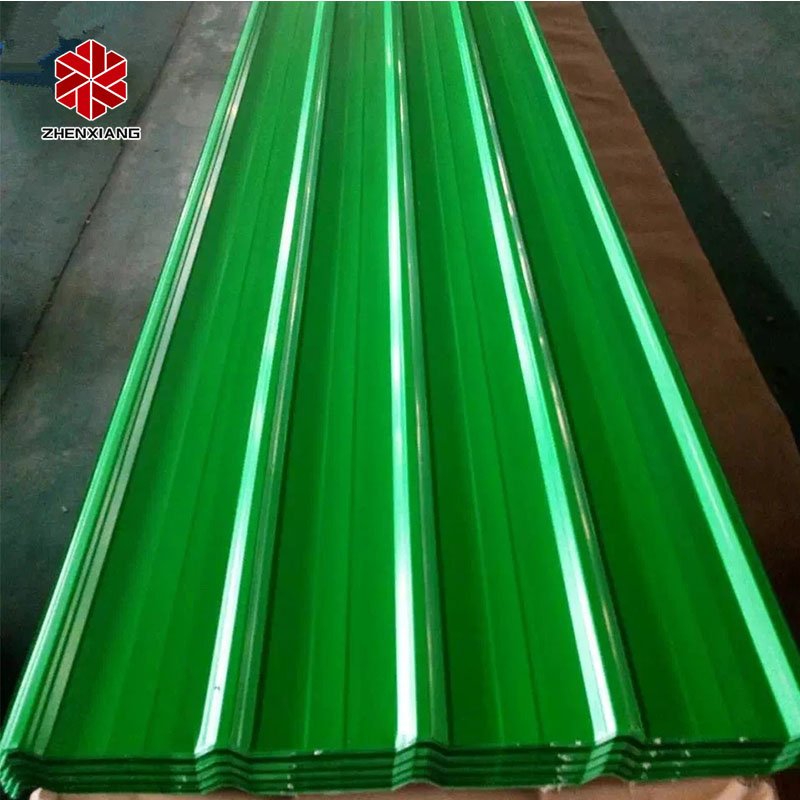 ZhenXiang 28g corrugated galvanized steel sheet corrugated ppgi galvanized steel roofing sheets galvanized steel sheet gi