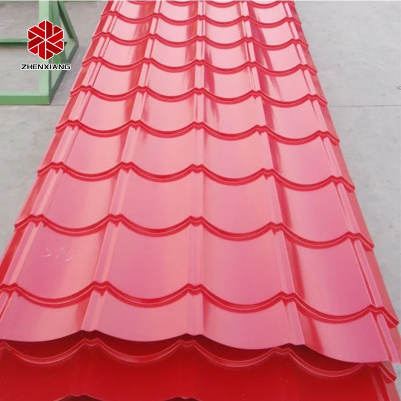 ZhenXiang 28g corrugated galvanized steel sheet corrugated ppgi galvanized steel roofing sheets galvanized steel sheet gi