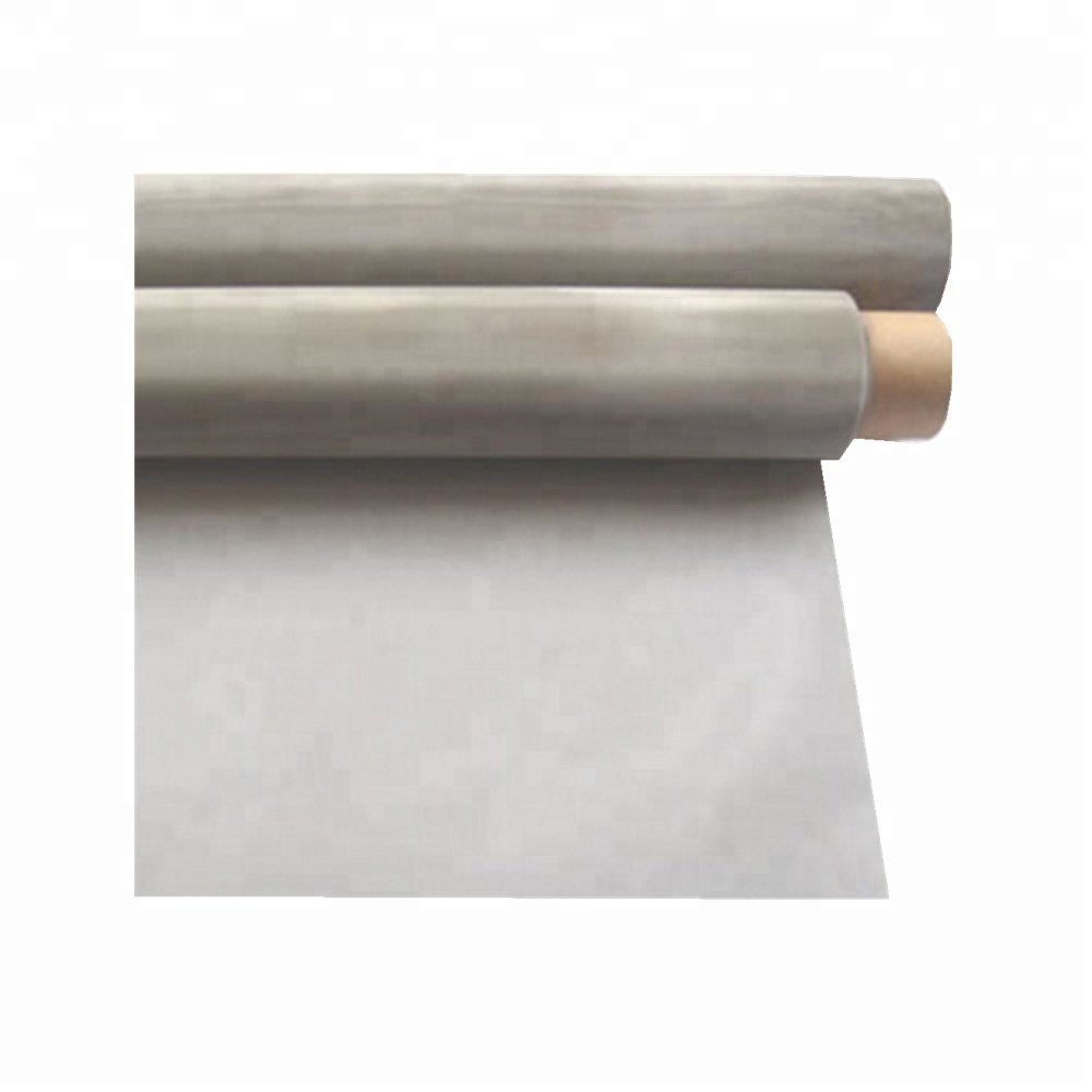 280 325 350 400 Mesh Stainless Steel 304 316 316L Plain Woven Wire Mesh for Silk Screen Printing